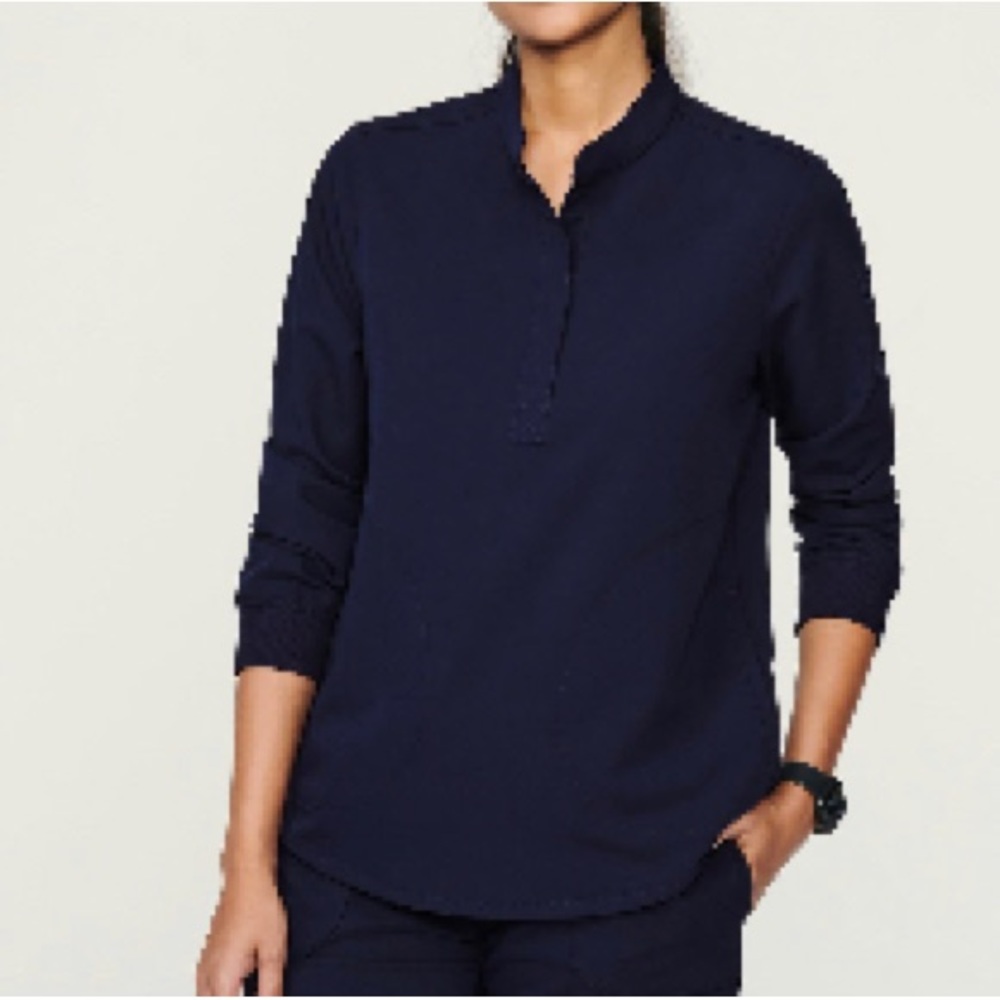 Figs Medium long sleeve top Navy